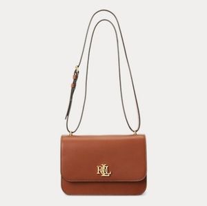 Ralph Lauren Sophee Pebble Leather Convertible Bag
